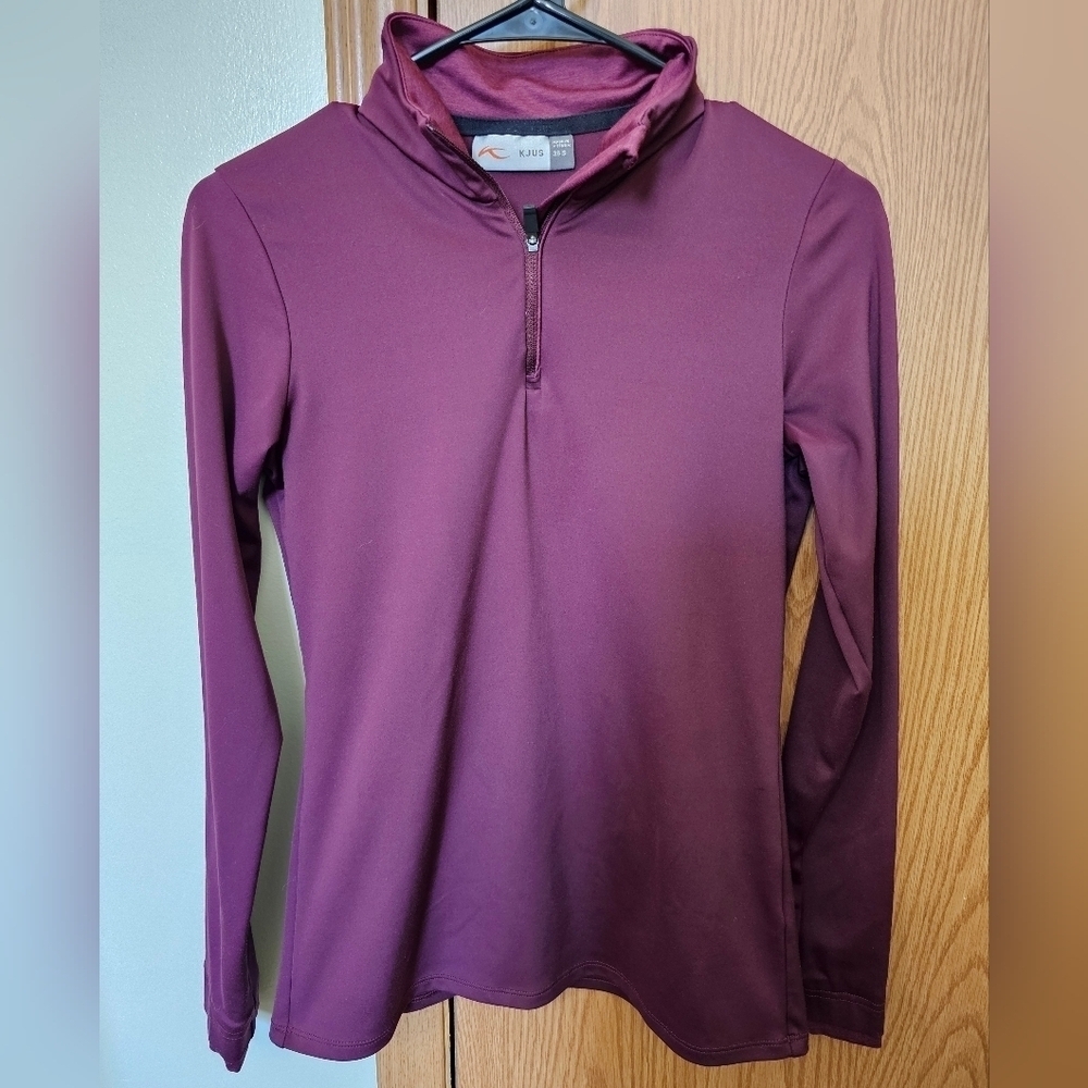 Women's Midlayer KJUS Quarter Zip Long Sleeve Shirt Warm Baselayer Outdoors